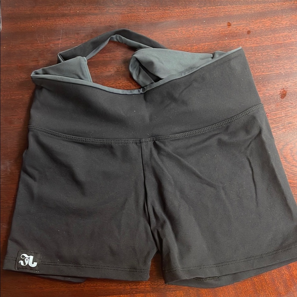 Women's Black Athletic Shorts